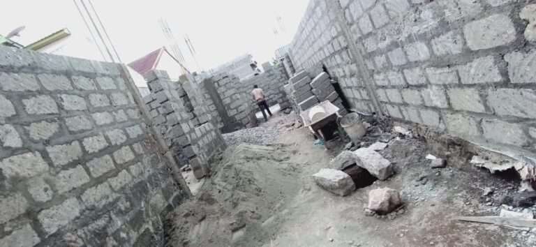 Construction project showcasing quality workmanship and building progress by Briztop Construction Kenya